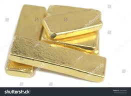 Stack 4827 Troy Ounces Gold Bars Stock Photo 290434898