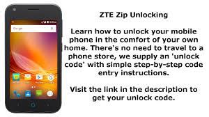 Slide the screen up to see more options. Unlock Zte Zip Sim Network Unlock Pin Youtube