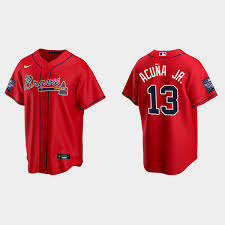 Braves Ronald Acuna Jr Jersey 2021 All Star Game Red