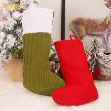 Purchase christmas candy in bulk from natural candy store. Christmas Stocking Sock Candy Gift Bag Container Kjop Til Lave Priser I Nettbutikken Joom