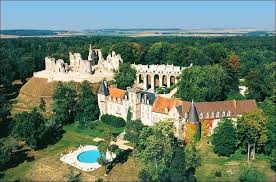 Chateau De Fere Is Overlooked By The Romantic Ruins Of A 12th Century Castle Near Reims Chateau Hotel French Castles Champagne France