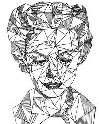 Triangle Face Geometric Fit Together Shadows Unique Different Lines Smooth Sharp Dessin Origami Dessin Geometrique Art Polygone