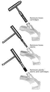 Using a 3/32 hex wrench, loosen the setscrew and slide the bonnet off the valve. Plumbing Tools For All Pipe Faucets And Plumbing Work