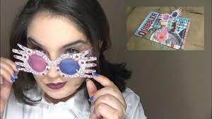 And they're easy to make using only a few household items. Diy Luna Lovegood Glasses Spectrespecs Quibbler Magazine Youtube