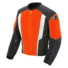 Joe Rocket 851 4512 Phoenix 5 0 Mesh Textile Mens Jacket Small Orange Black