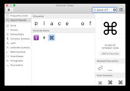 If you need to refer to additional characters, look under the accents section. What Do I Type To Produce The Command Symbol In Mac Os X Ask Different