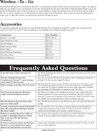 If101 Petsafe Wireless Pet Containment System User Manual