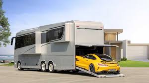 Ce Camping Car Hyper Luxueux Cache Un Garage Et Coute Tres Cher