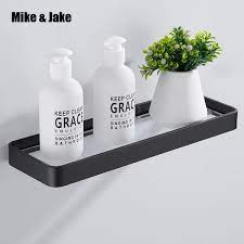 Choose from contactless same day delivery, drive up and more. Black Aluminum Bathroom Glass Shelf 25cm 35cm 45cm Square Bathroom Glass Shelves Shower Room Rack Cosmetic Shelf Bathroom Shelves Aliexpress