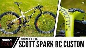 Nino schurter on a 27.5″ spark stage 4 of the absa cape epic 2013. Nino Schurter S Scott Spark Rc Custom Race Bike Gmbn Tech Pro Bikes Youtube