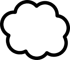 Cloud Clip Art Vector Clip Art Online Royalty Free Public Domain Cloud Outline Cloud Shapes Thought Cloud