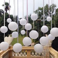 10pc White Chinese Paper Lanterns Party Decorations 10 Wedding Decor Lantern Party Decor Paper Lantern Decor White Paper Lanterns