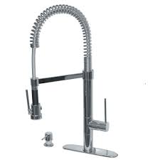 According to the epa, each american uses an average of 88 gallons of water a day, and a lot of it is to wash hands, rinse off produce, fill the tea. Pegasus Marilyn Commercial Single Handle Pull Down Kitchen Faucet With Soap Dispenser In Brushed Nickel 78pw557lfex The Home Depot Kitchen Faucet Faucet Parts Commercial Kitchen Faucet