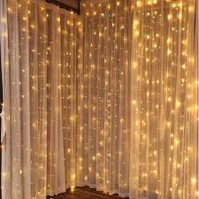 Christmas lights that are being sold at walmart? Torchstar 9 8ft X 9 8ft Led Curtain Lights Starry Christmas String Light Icicle Light Fairy Light Curtain Light Decorative Lighting For Room Garden Wedding Christmas Party Warm White Walmart Com Walmart Com