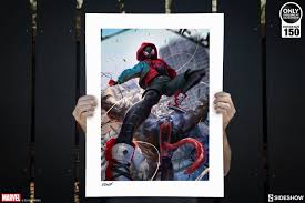 Please enter your email address receive free weekly tutorial in your email. Ultimate Spider Man Miles Morales Is Coming Your Way As A Fine Art Giclee Print And An Hd Aluminum Metal Print Sideshow Collectibles