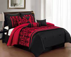 Pin By Samantha Gibbs On Bedrooms Bedroom Red Red Bedding Sets Black Bedroom Furniture Set