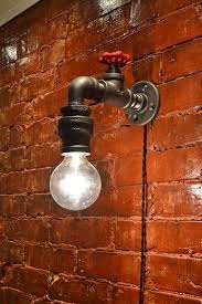 7 h x 4 1/2 w. Industrial Steampunk Faucet Sconce By Westninthvintage On Etsy 83 00 Steampunk Lighting Industrial Wall Lights Lamp