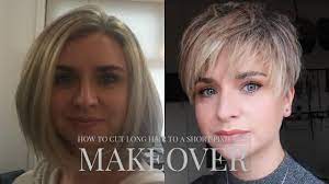 The pixie cut can work for almost anyone as long as your face shape and hair texture is taken into account. How To Cut Long Hair To Short Pixie Cut Hairstyle Undercut Hair Makeover Hallstyling Youtube