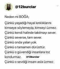 Ebrar Adli Kullanicinin Burc Panosundaki Pin Guzel Soz Boga Burcu Alintilar
