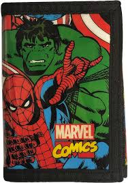 Marvel noir is a 2009/2010 marvel comics alternative continuity combining elements of film noir and pulp fiction with the marvel universe. Marvel Comics Tri Fold Credit Card Case Wallet At Amazon Men S Clothing Store