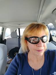 First ride with new prescription goggles