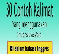 Hal ini harus dilakukan agar kalimat yang dibuat memiliki arti dan terlihat utuh. 30 Contoh Kalimat Yang Menggunakan Intrasitive Verb Belajar Bahasa Inggris Bahasa Inggris Inggris