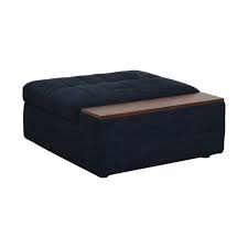 West elm offers modern furniture and home decor featuring inspiring designs and colors. 74 Off West Elm West Elm Plateau Blue Storage Ottoman With Table Chairs