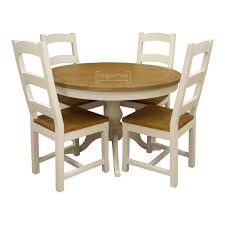 Kitchen table redo painted kitchen tables dining room table oak table round kitchen painted tables diy kitchen dining rooms painted chairs. Himalaya Reclaimed Painted White Round Kitchen Table And Chairs 100 Reclaimed Rustic Shabby Chic Tables Fsc Certified