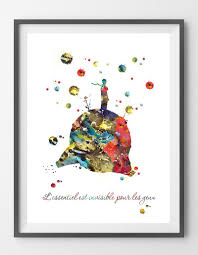 The Little Prince Quote Poster Le Petit Prince Prince Tableau