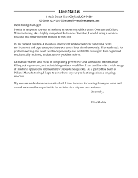 Best Extrusion Operator Cover Letter Examples Livecareer