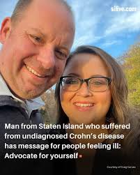 Craig Caruso, a 40-year-old app developer and former Great Kills resident,  went years with an undiagnosed stomach issue because he was deemed “too  young” for a colonoscopy. Story ➡️ https://l.silive.com/ofj8g7