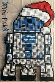 Santa Hat R2 D2 By Perlerpixie On Deviantart Christmas Perler Beads Star Wars Christmas Star Wars Crafts