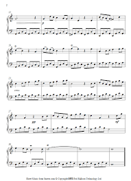 Vivaldi Winter From The Four Seasons 2nd Movement Sheet Music For Piano Sheet Music Piano Sheet Music Four Seasons