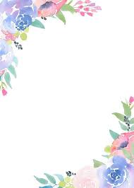 Floral Frame Clipart Flower Arrangement Pre Made Invites Etsy In 2020 Floral Border Design Flower Background Wallpaper Floral Watercolor
