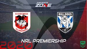 The dragons with an early break scoring the first two tries before the bulldogs came back to only trail by. 2020 Nrl St George Illawarra Dragons Vs Canterbury Bulldogs Preview Prediction The Stats Zone
