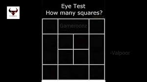 Maybe you would like to learn more about one of these? Puzzle 3 Eye Test How Many Squares English Gameroonz Youtube