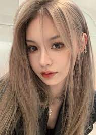 g e o r g i a n a blonde hair korean ulzzang hair blonde hair color