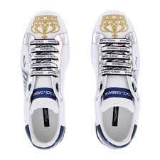 dolce gabbana portofino royal 10 crown wit met metallic shoebaloo nl