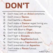 Don T Don T Mess With An Aries S Emotions Don T Cross A Taurus Zodiac Sign Traits Karma Quotes Zodiac Signs Aquarius