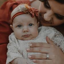 Imogen Rust Pumpkin Mustard Wildflower Silk Bow Pampas Boho Tieback  Headband and Textured Stretch Wrap