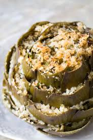 Baked Stuffed Artichokes Recipe Simplyrecipes Com Recipe Artichoke Recipes Artichoke Appetizer Food
