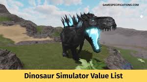 Maybe you would like to learn more about one of these? Roblox Dinosaur Simulator Value List For All Tiers 2021 Game Specifications