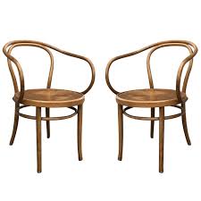 Pair Of Thonet Bentwood Modern Armchairs Modern Armchair Armchair Chair