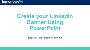 The way this linkedin background image is set up, viewers can only see about half of your selected photo—while the remaining half is blocked by your name, position, and other elements of your profile. How To Create A Linkedin Banner Using Powerpoint Linkedin Banner Powerpoint Banner