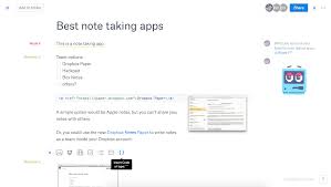 Dropbox Paper Good Notes Note Taking Notes