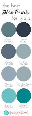 The Best Blue Paints For Walls Magic Brush Jennifer Allwood S Top 50 Wall Paint Colors P Paint Colors For Living Room Room Paint Colors Wall Paint Colors