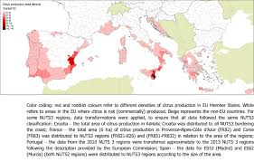 Lonely planet's guide to croatia. Map Of Nuts3 Citrus Production Density In The Eu Based On Citrus Download Scientific Diagram