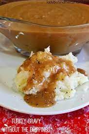 Turkey Gravy Without The Drippings Making Turkey Gravy Holiday Cooking Gravy Recipes