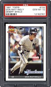 1991 leaf new york yankees baseball card #198 alvaro espinoza these pictures of this page are about:alvaro espinoza baseball. 1991 Topps Desert Shield Baseball Cards Psa Smr Price Guide