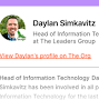 Profile Picture of Daylan Simkavitz - Head of Information Technology at ... - The Org (@theorg.com) on Google